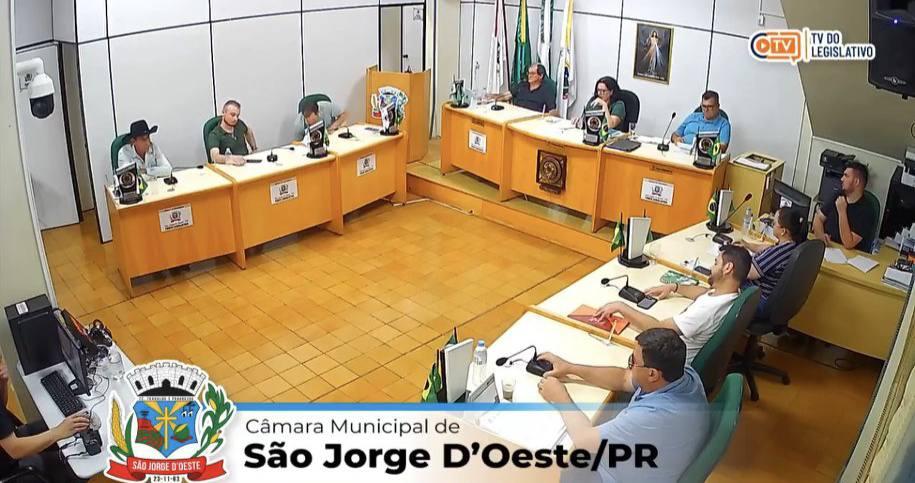 Tensão política e debate sobre vídeo marcam 35ª Sessão da Câmara de São Jorge D’Oeste