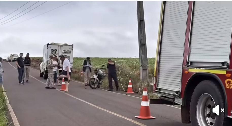 Jovem de 19 anos morre em acidente de motocicleta na estrada rural João Pagnocelli, em Dois Vizinhos