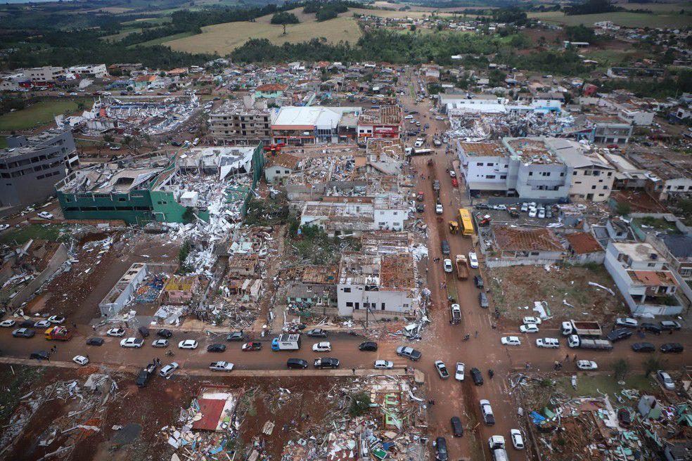 Mais de uma semana após o tornado, três vítimas seguem na UTI e número de mortos chega a sete no Paraná