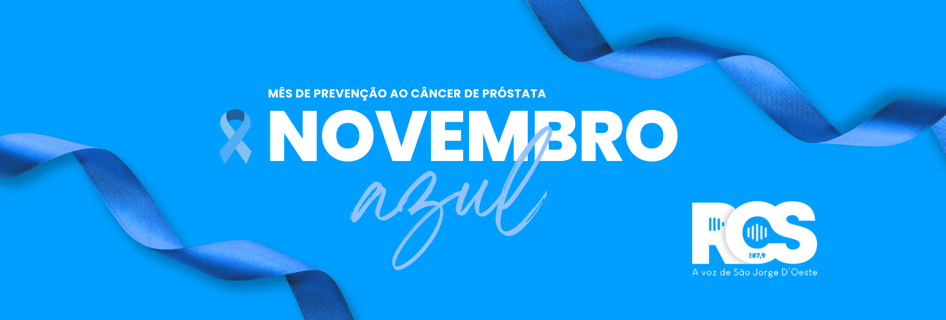 Novembro Azul – A RCS FM está junto nessa! 💙