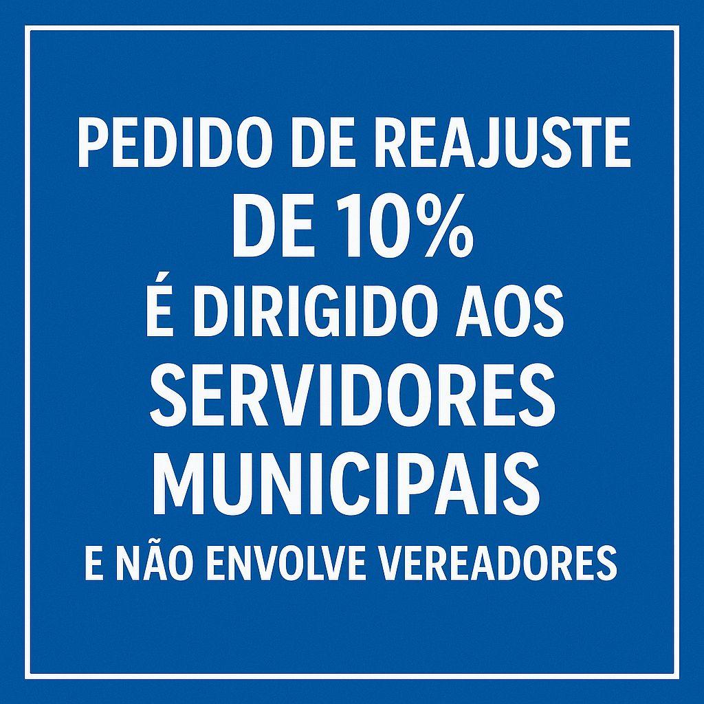 Reivindicação salarial lida em sessão da Câmara trata apenas dos servidores, não do subsídio dos vereadores