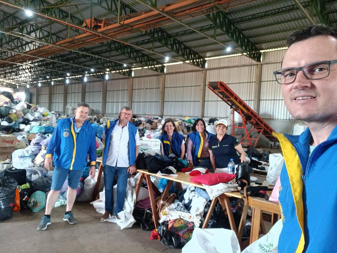 Sanjorgenses se unem em ação solidária do Rotary Club em Rio Bonito do Iguaçu