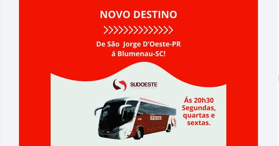 Cansado da viagem complicada para Blumenau?
