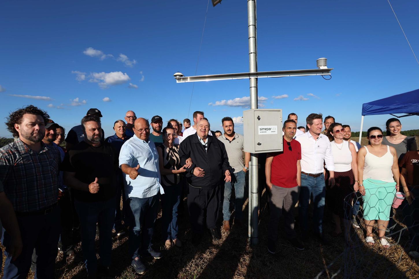 Simepar inaugura nova estação meteorológica em General Carneiro