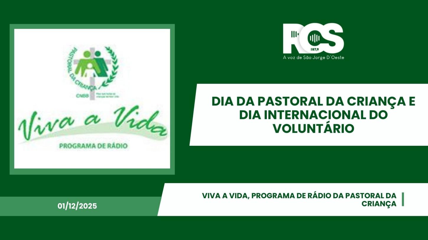 Viva a Vida, programa de rádio da Pastoral da Criança