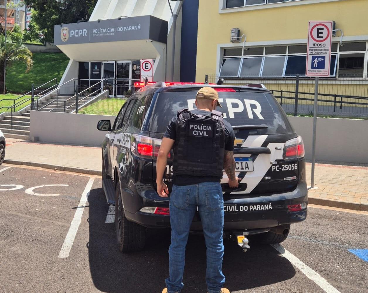 PCPR prende homem investigado por roubo em Pato Branco