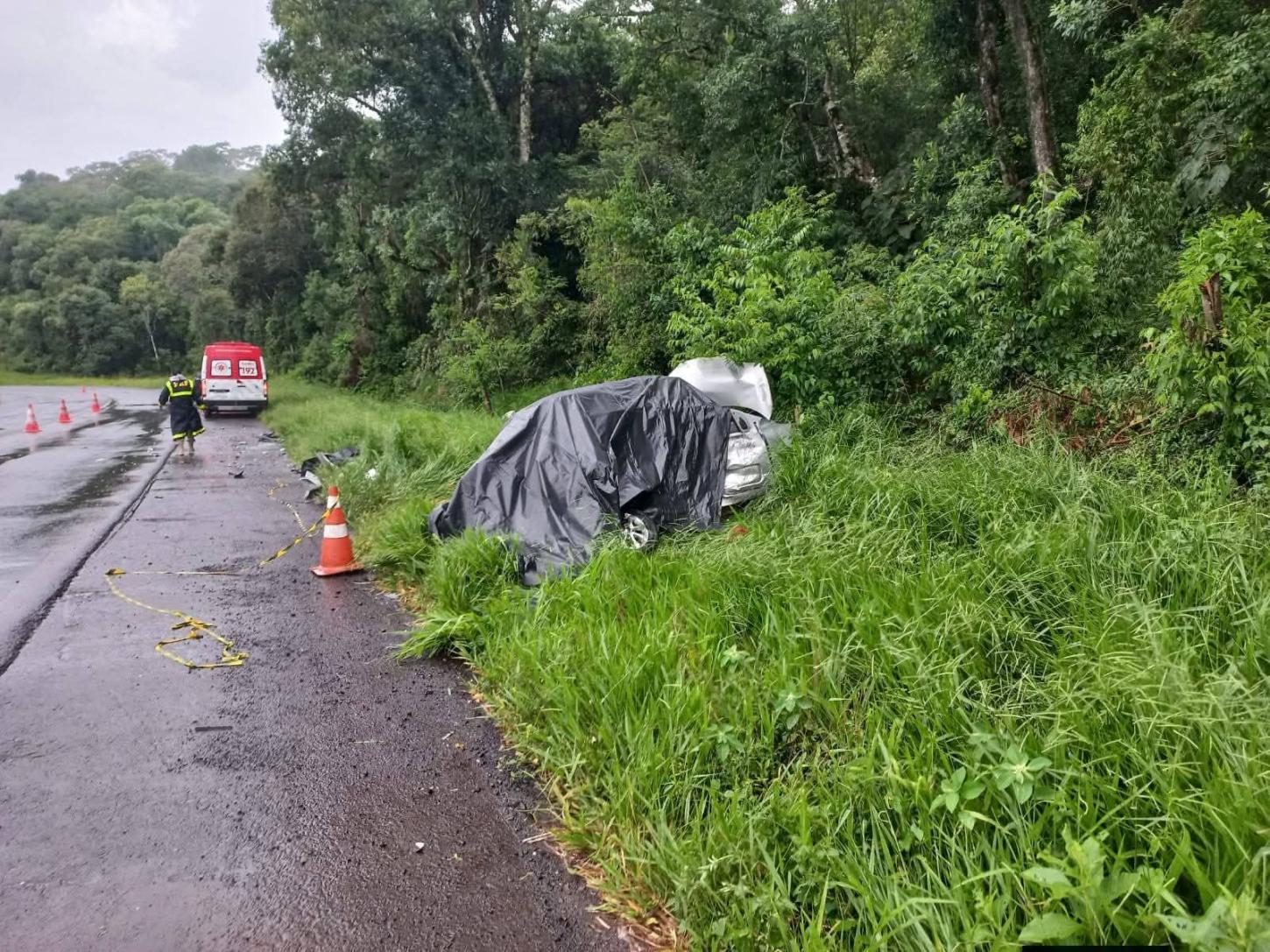 Colisão na BR-373 em Chopinzinho resulta em três mortes neste Sábado