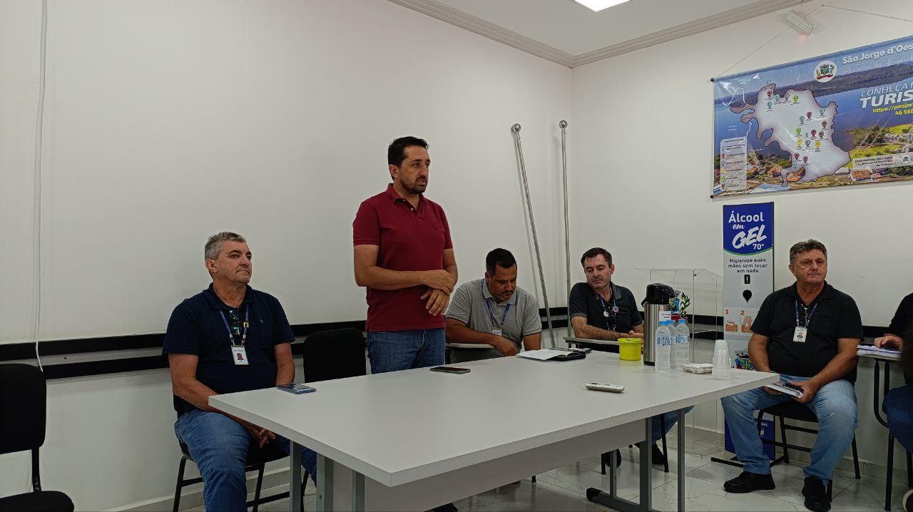 Prefeitura e Sanepar discutem abastecimento e qualidade da água em São Jorge D’Oeste