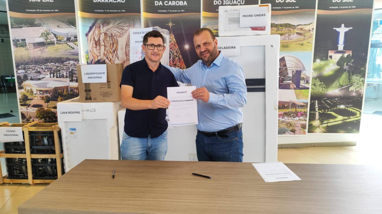 São Jorge D’Oeste é contemplado com equipamentos do programa Fortalece Paraná