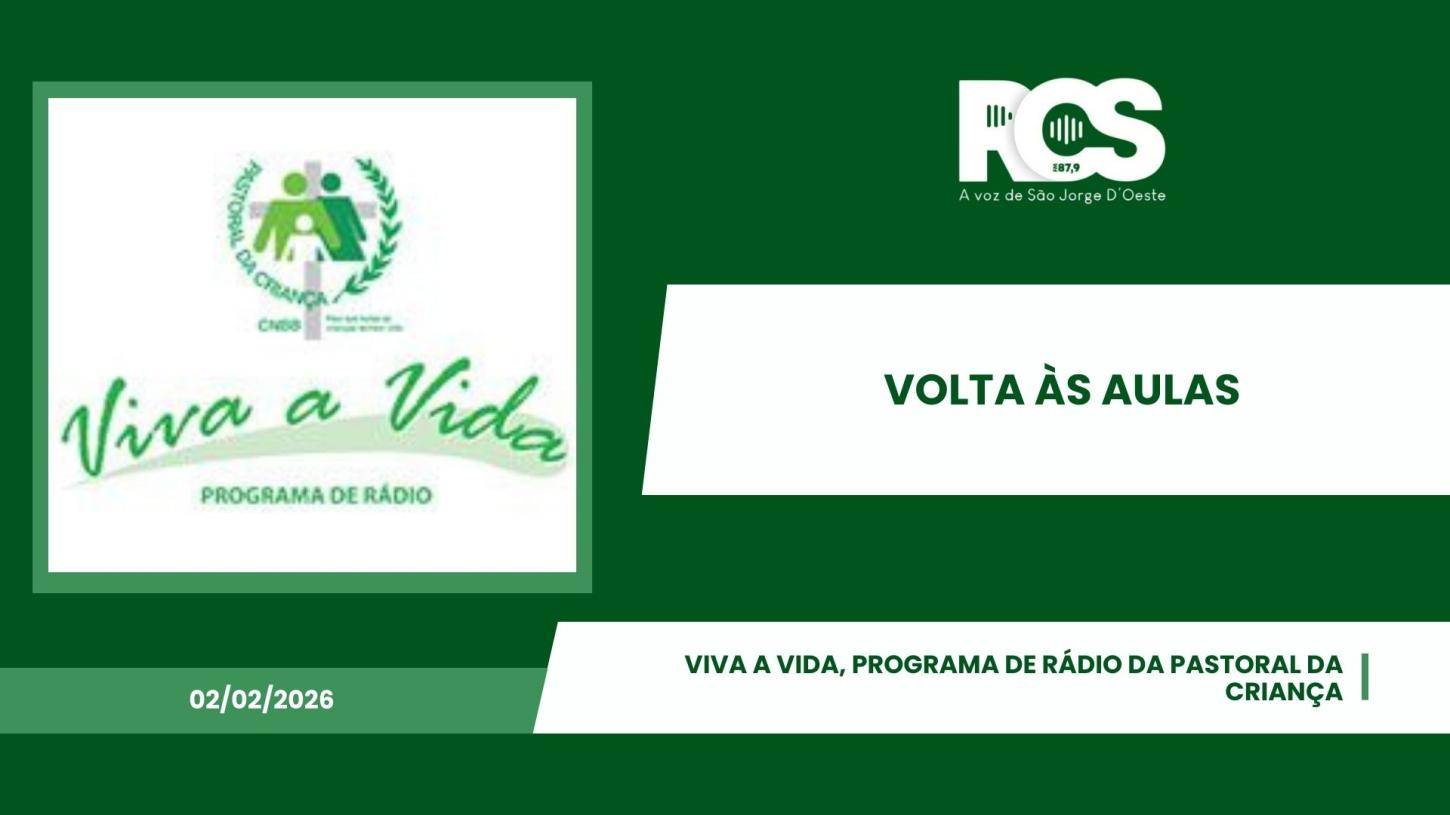 Viva a Vida, programa de rádio da Pastoral da Criança