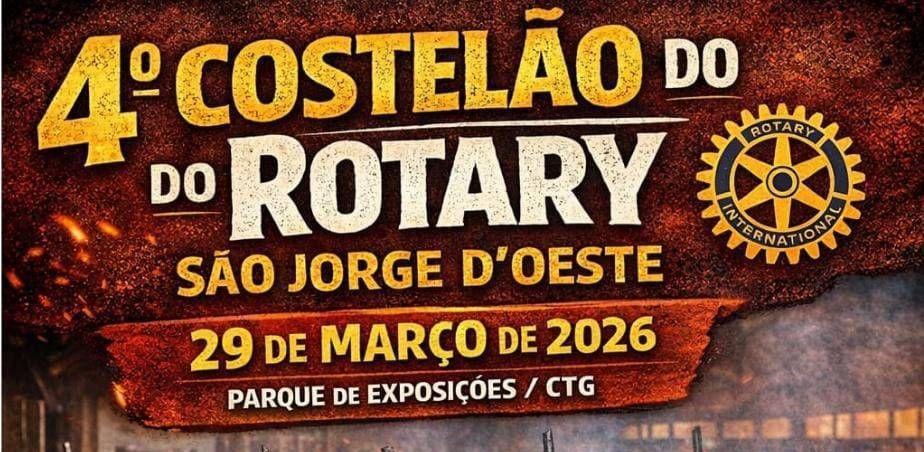 4º Costelão do Rotary será realizado no dia 29 em São Jorge D’Oeste