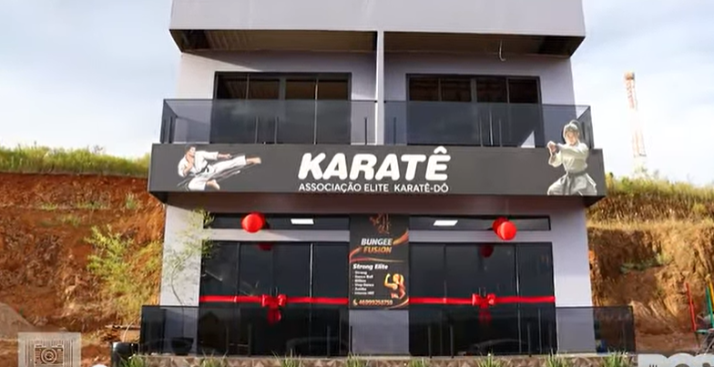 A Rádio RCS FM esteve presente na inauguração da Academia Elite em São Jorge D’Oeste.