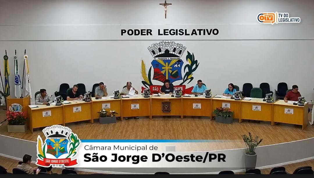 Câmara de São Jorge D’Oeste realiza segunda sessão ordinária de 2026 com foco em infraestrutura, abastecimento e organização administrativa