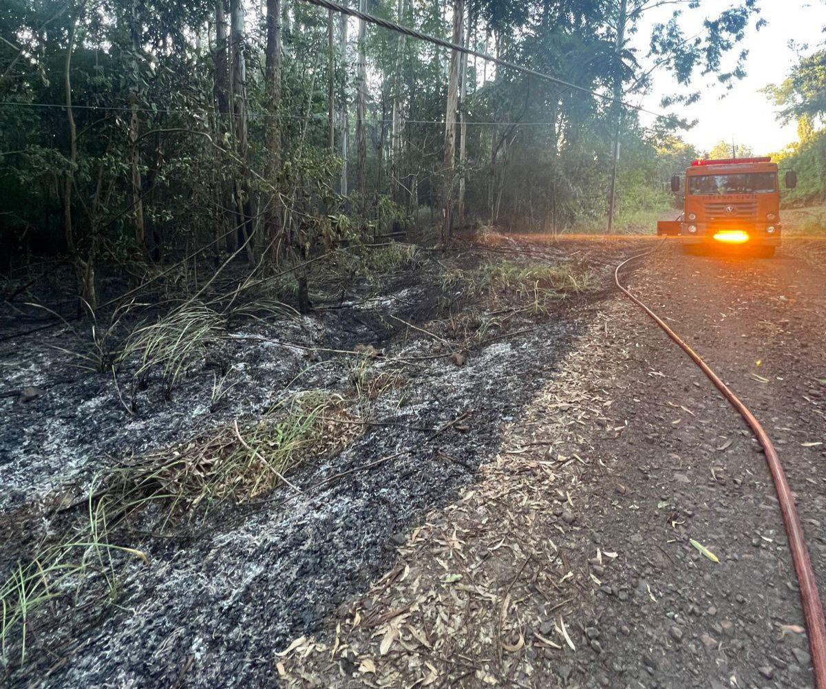 Período de seca eleva risco de incêndios e mobiliza atendimento em São Jorge D’Oeste