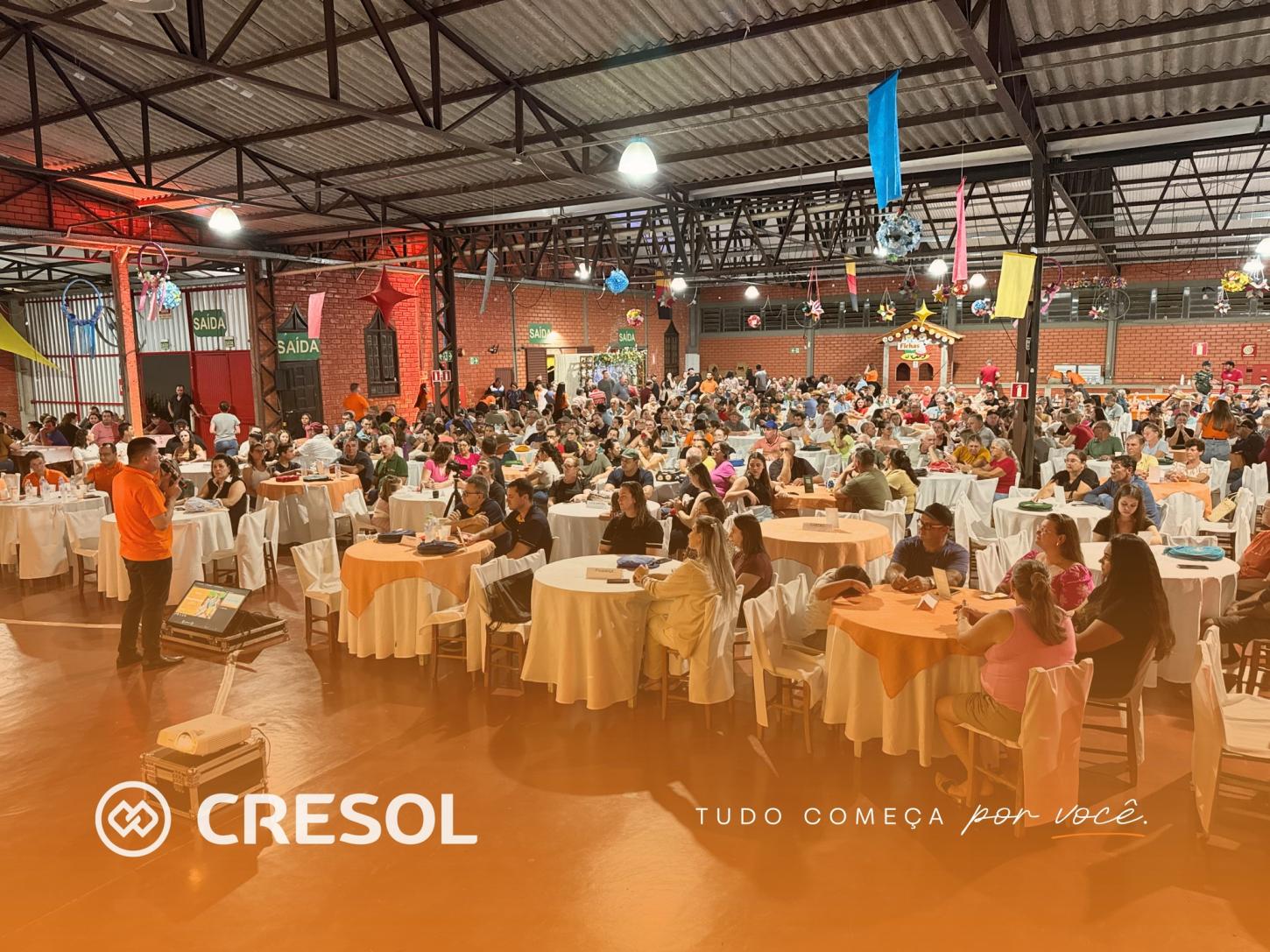 Pré-assembleia da Cresol Liderança em São Jorge D’Oeste reúne cerca de 700 pessoas e reforça força do cooperativismo