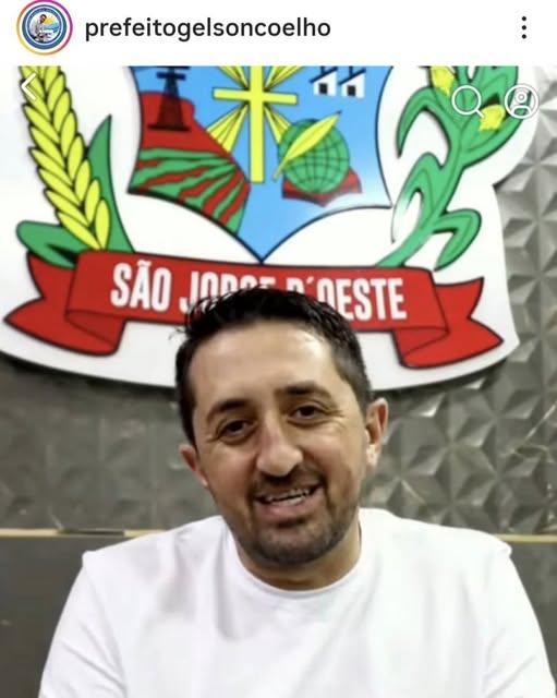 Prefeito Gelson Coelho reafirma compromisso com São Jorge D’Oeste mesmo durante período de licença