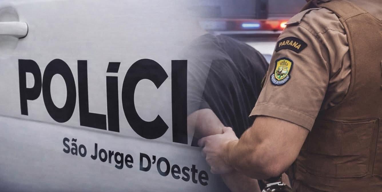 Homem é preso após invadir residência e agredir ex-companheira em São Jorge D’Oeste