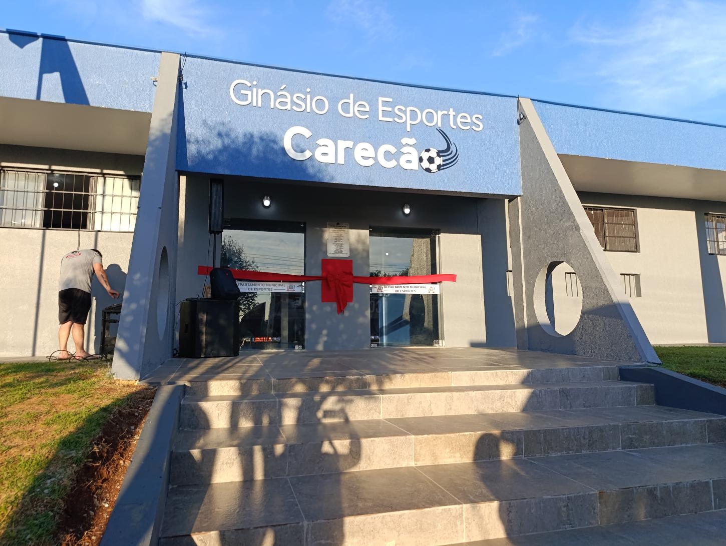 Marco histórico: Ginásio Carecão é reinaugurado em São Jorge D’Oeste no Dia do Trabalhador