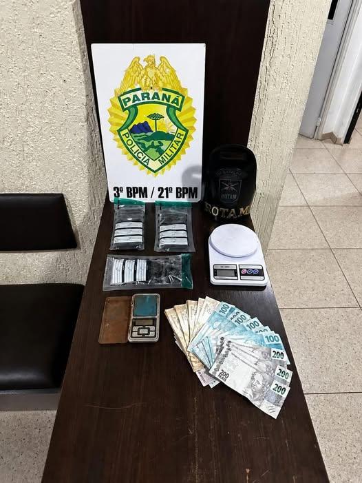 Prisão por tráfico de drogas em São Jorge D'Oeste