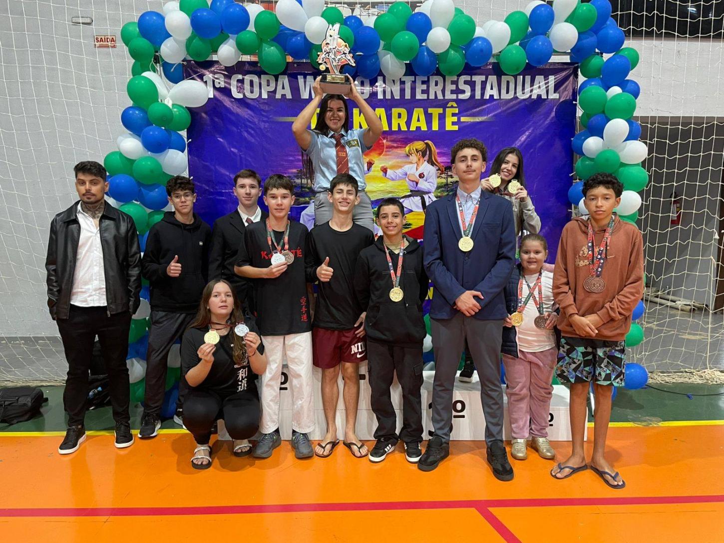 São Jorge D’Oeste conquista vice-campeonato no Interestadual de Karatê Wadô em Santa Catarina