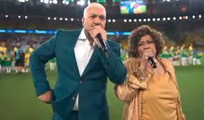 Brasil goleia Panamá, mas Belo e Alcione roubam a cena com momento que viralizou nas redes sociais