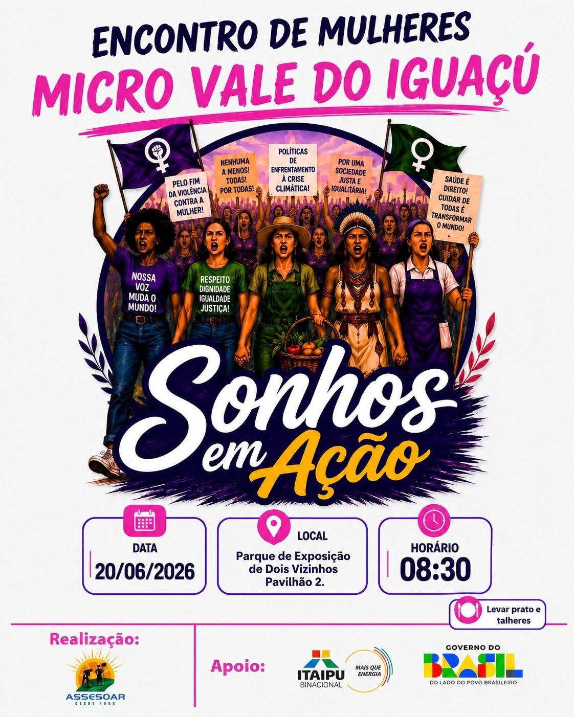 ENCONTRO DE MULHERES MICRO VALE DO IGUAÇU – SONHOS EM AÇÃO
