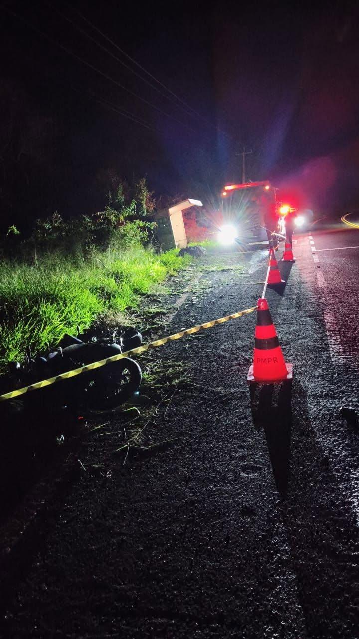 Motociclista morre após acidente na região de curvas da Linha Gaúcha, em São Jorge D'Oeste