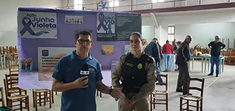Roda de chimarrão e muita informação.