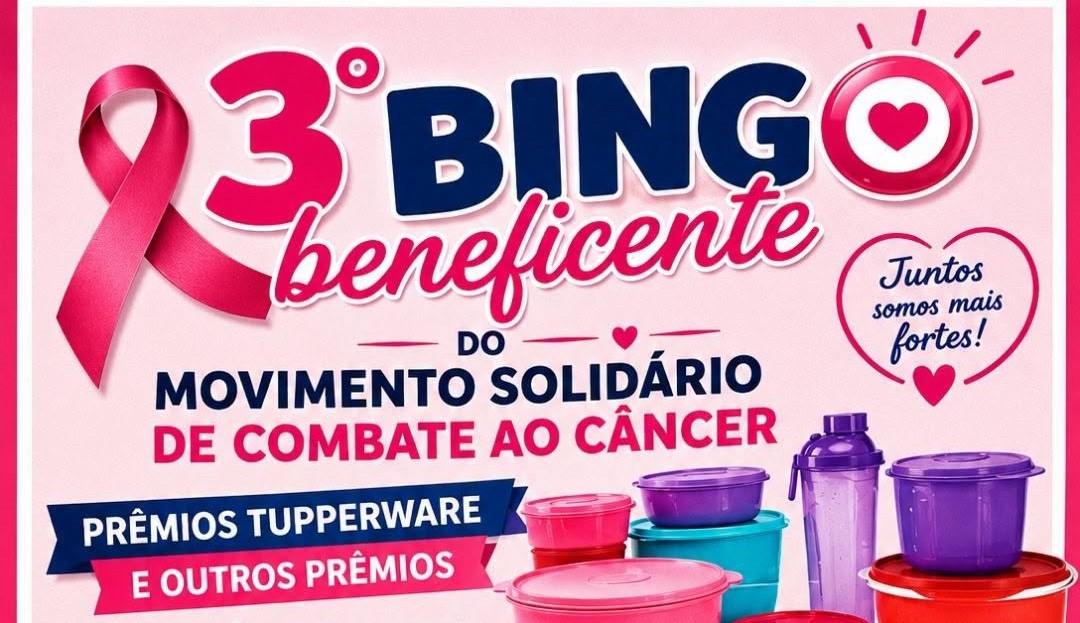 3º Bingo Beneficente arrecadará recursos para ações do Movimento de Combate ao Câncer de São Jorge D'Oeste