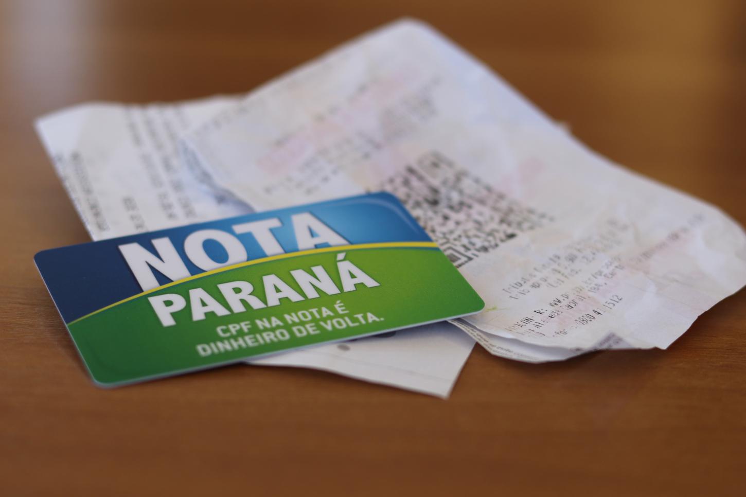 Em dobro: Nota Paraná terá dois sorteios na próxima quinta-feira e distribuirá R$ 10 milhões