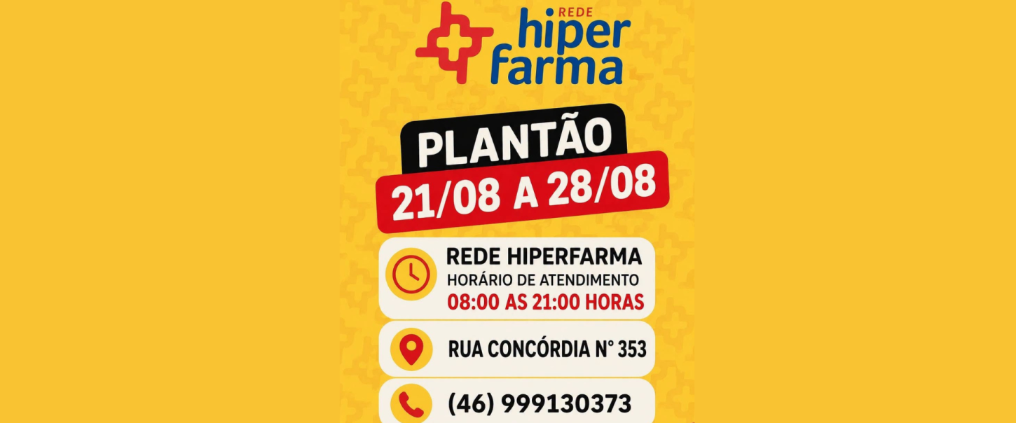 Farmácia de Plantão - Hiper Farma