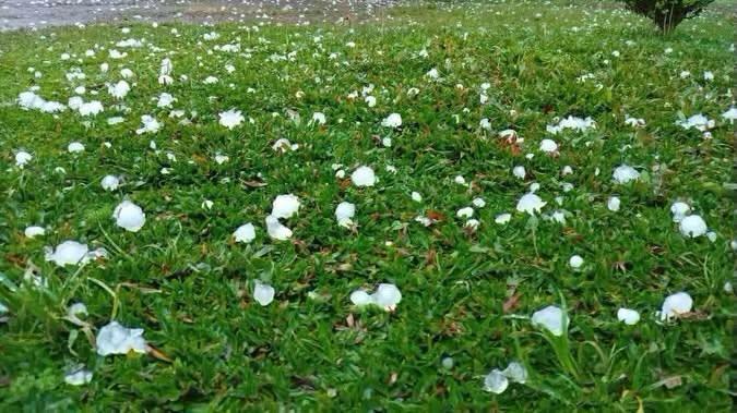 GRANIZO ATINGE COMUNIDADE DO INTERIOR DE MANGUEIRINHA NESTA QUINTA-FEIRA
