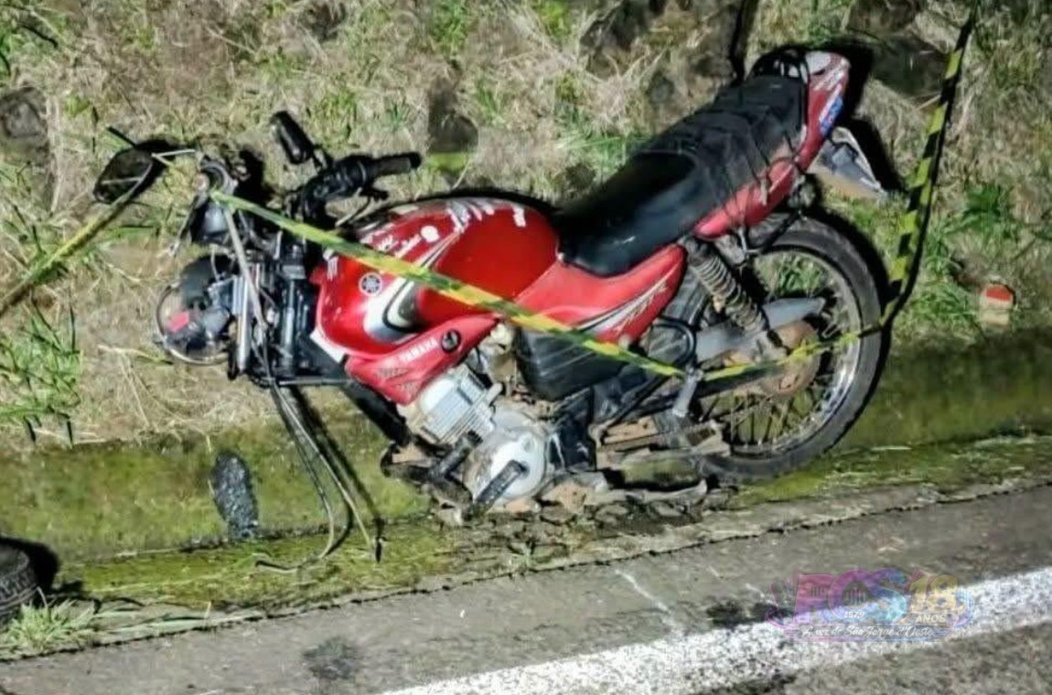 MOTOCICLISTA DE 34 ANOS MORRE APÓS ACIDENTE NA PR-471, EM SALTO DO LONTRA