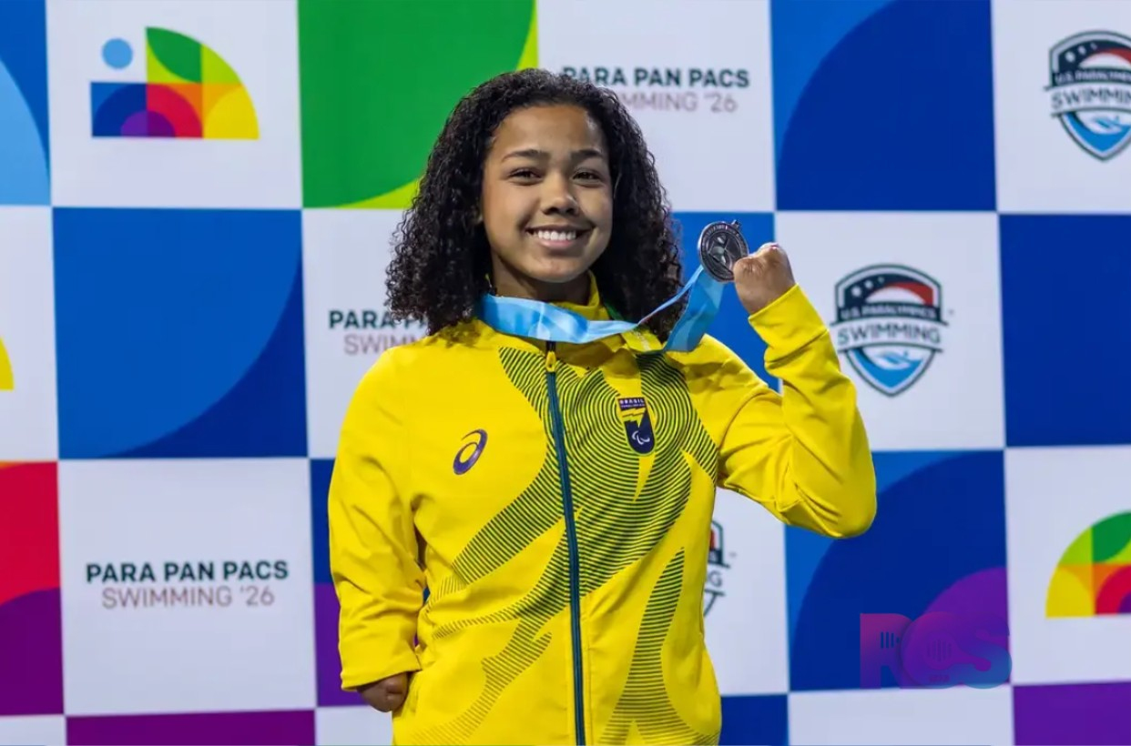 Parapan-Pacífico: nadadora Alessandra quebra recorde mundial