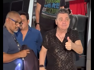 Vídeo de Cezar, da dupla Cezar & Paulinho, viraliza e cantor é confundido com bêbado ao chegar para um show