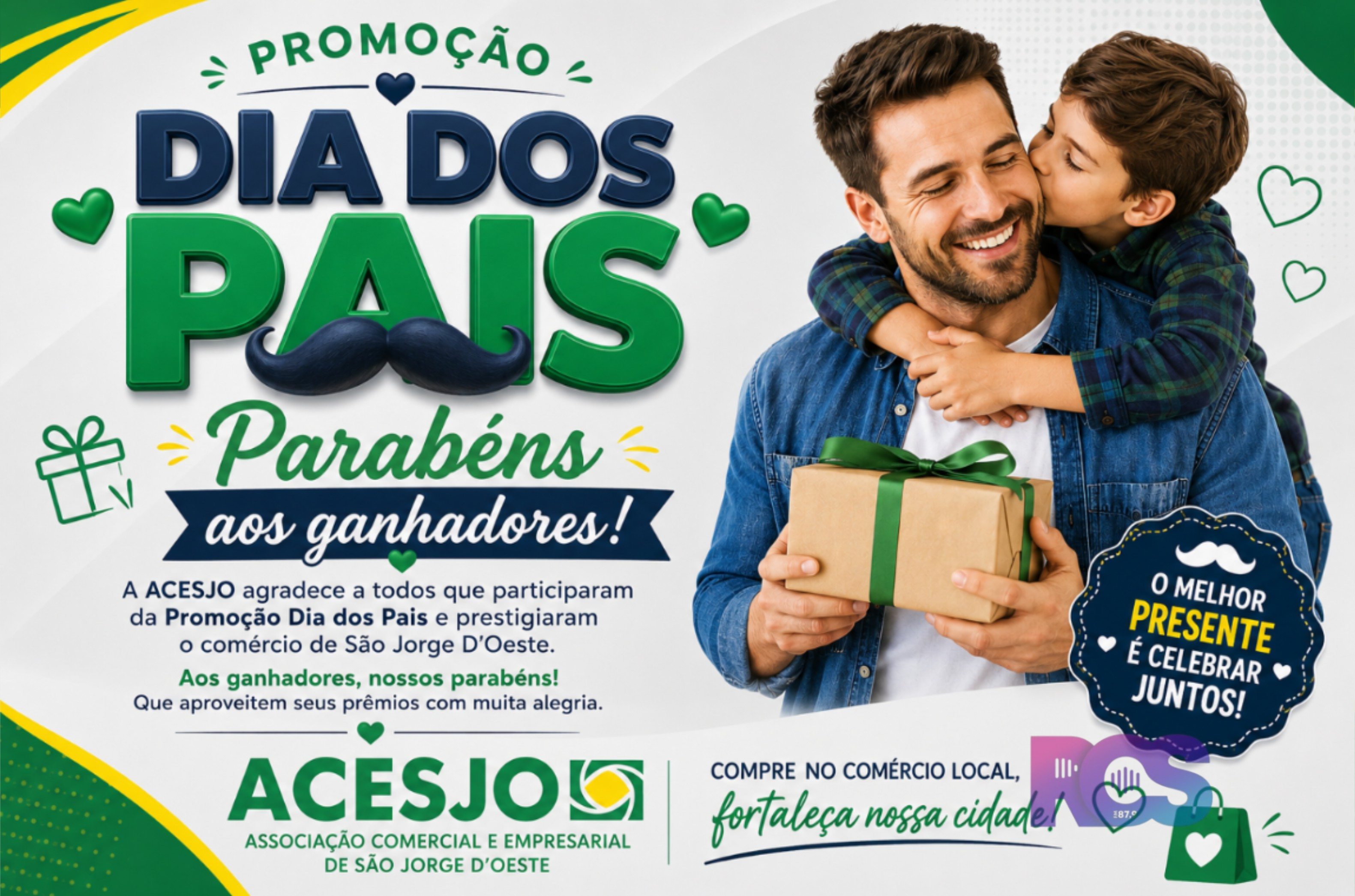 ACESJO REALIZA SORTEIO DA PROMOÇÃO DO MÊS DOS PAIS