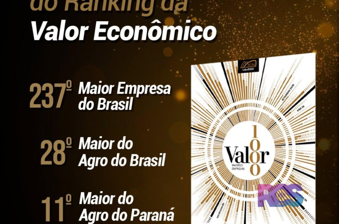 Coasul se destaca entre as maiores empresas do Brasil e do agronegócio