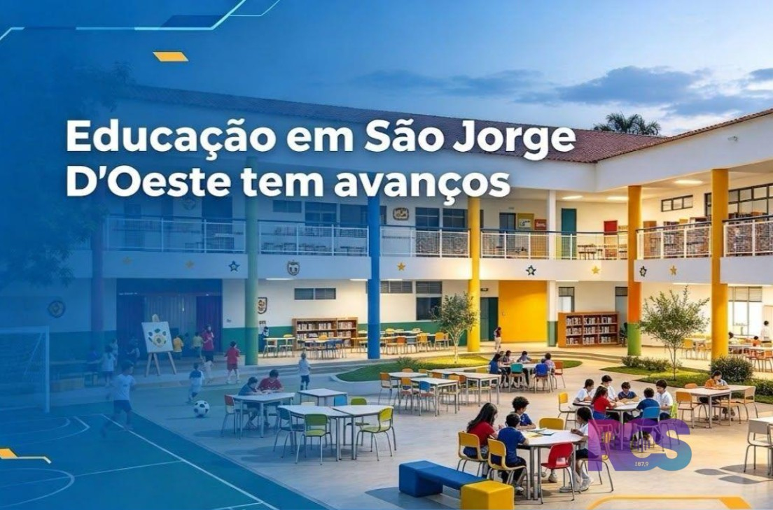Educação em São Jorge D'Oeste reúne avanços em alfabetização, infraestrutura, tecnologia e valorização dos profissionais