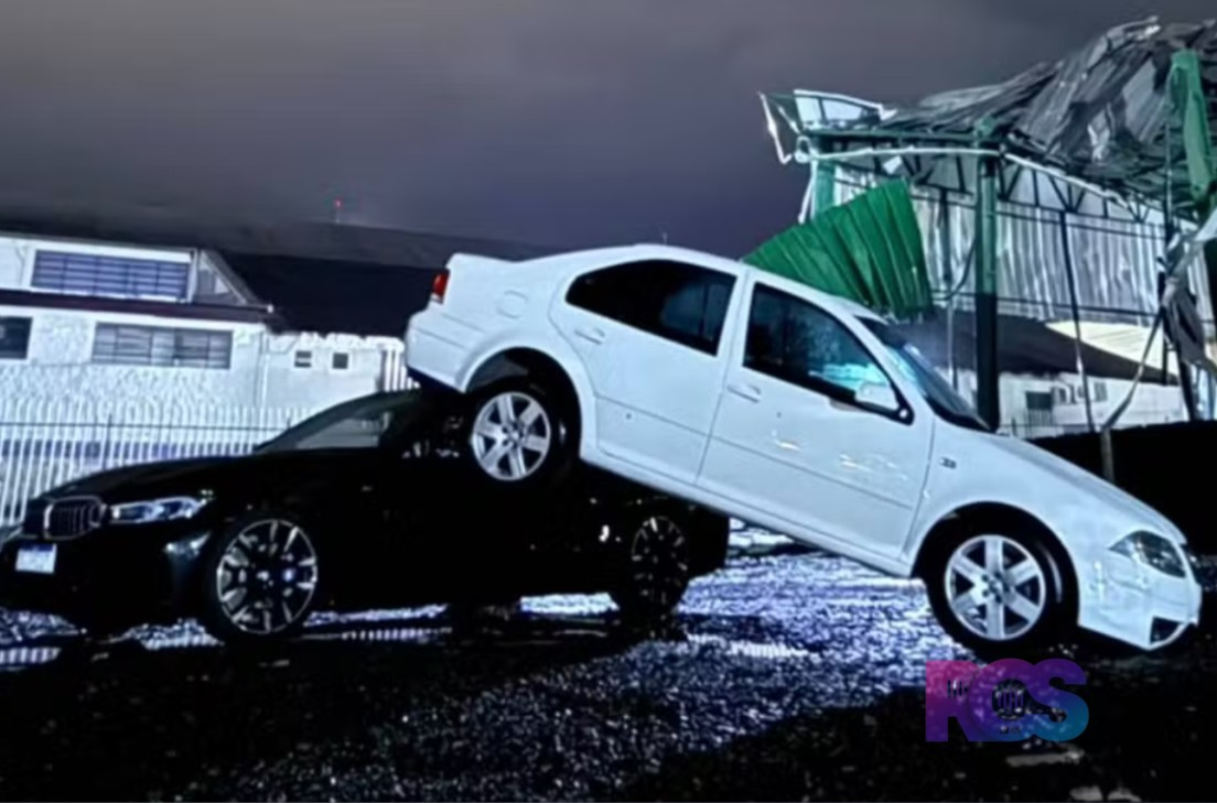 Fenômeno que levantou carro e jogou sobre outro veículo em Francisco Beltrão é identificado como microburst