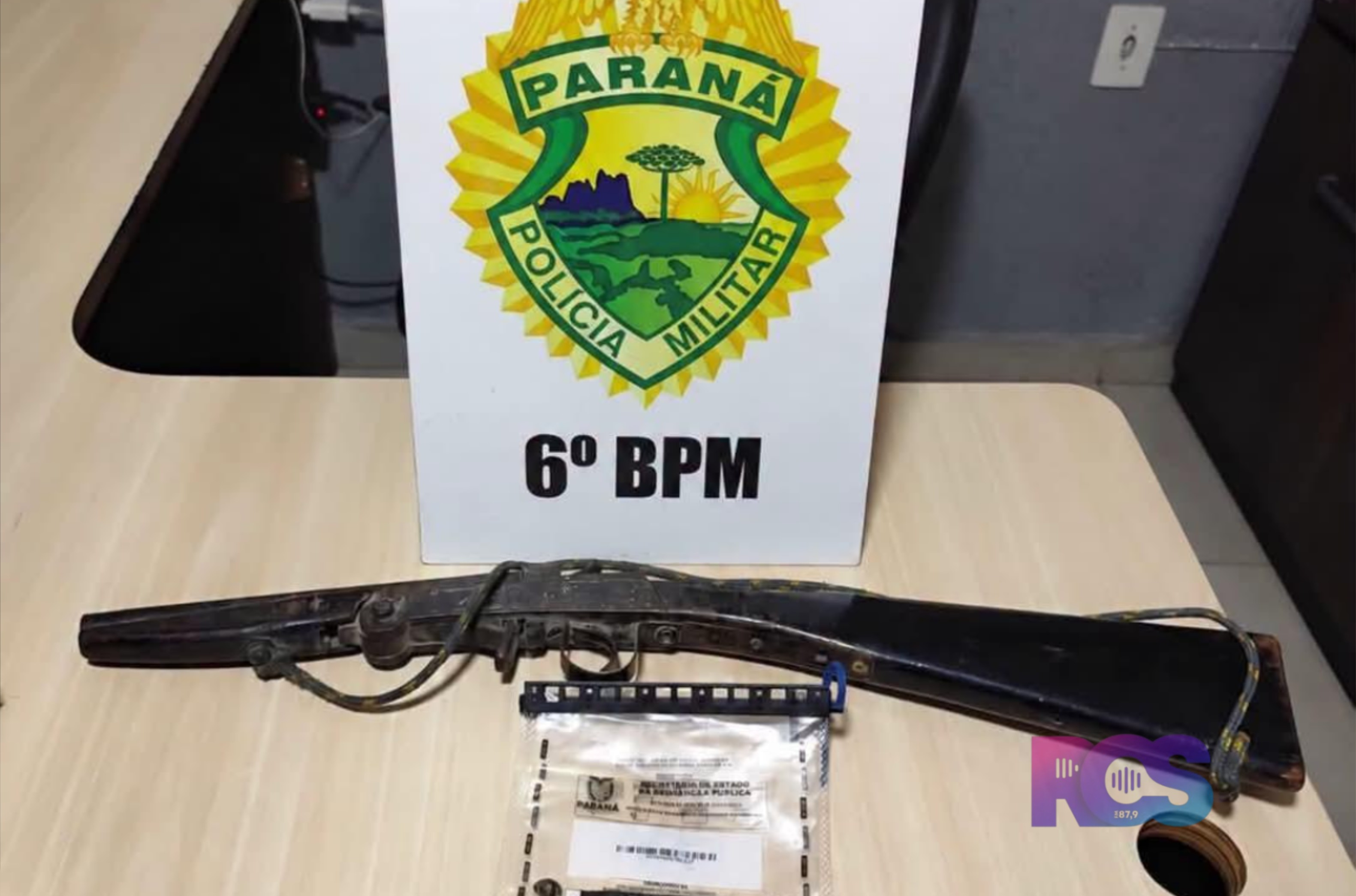 Jovem de 21 anos é preso e adolescente apreendido com garrucha calibre 12 em Espigão Alto do Iguaçu