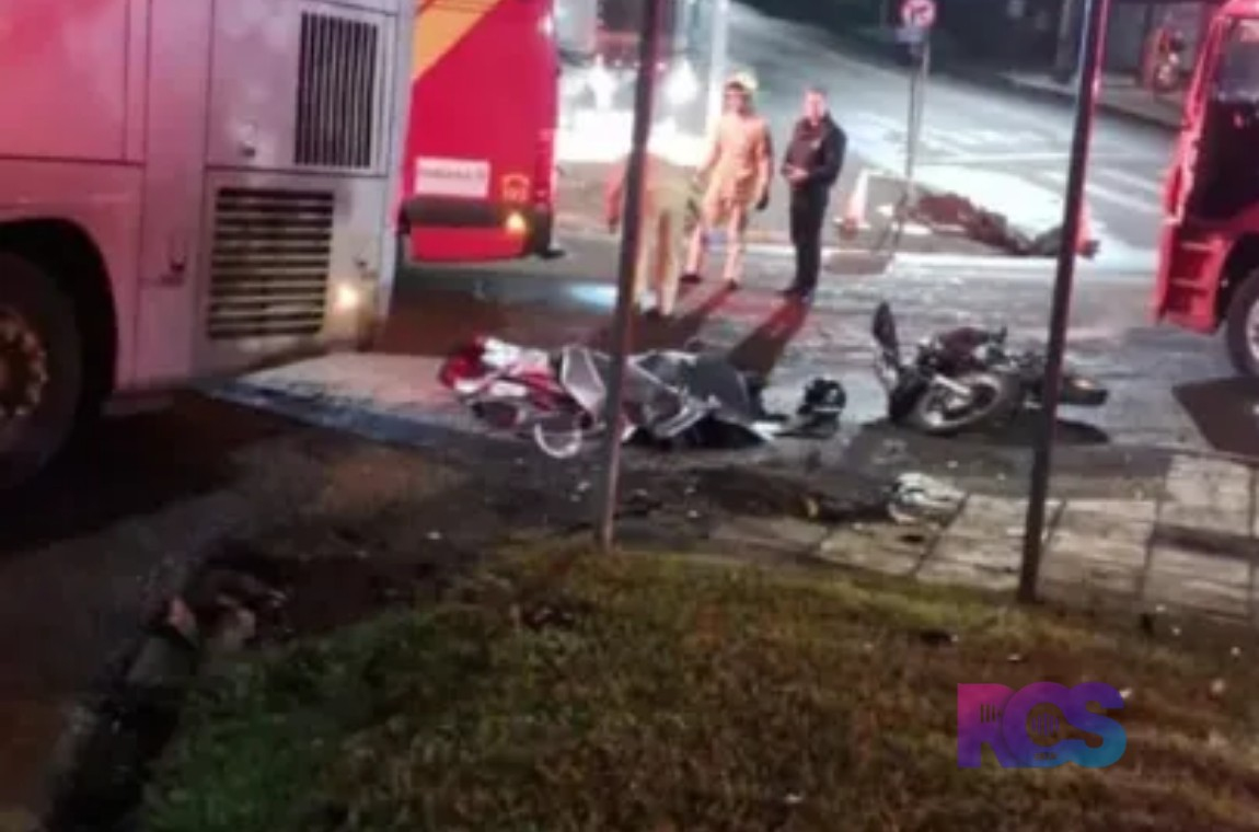 Motociclista morre após colisão com ônibus em Pato Branco