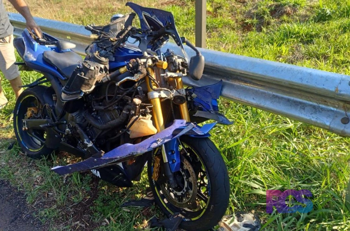 Motociclista morre após grave acidente próximo ao trevo de Doutor Antônio Paranhos