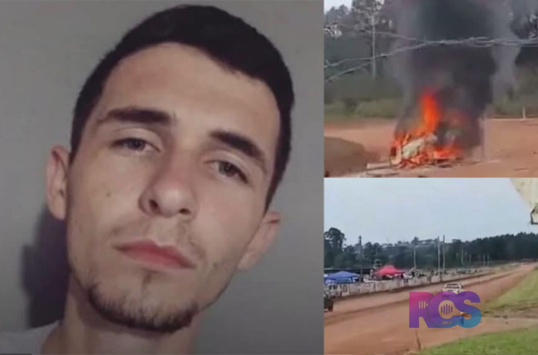 Piloto de 29 anos morre após carro capotar durante prova de arrancada em Mafra