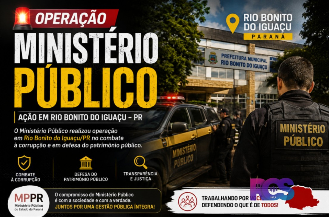 Polícia e Ministério Público fazem buscas em Rio Bonito do Iguaçu por investigação sobre donativos