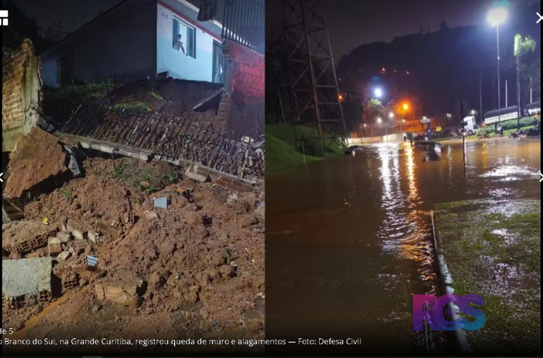 TEMPORAIS CAUSAM ESTRAGOS EM VÁRIAS REGIÕES DO PARANÁ