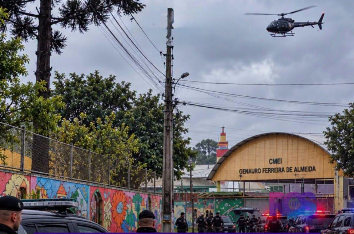 BOPE encerra ocorrência em CMEI de Curitiba; suspeito morre e crianças são resgatadas