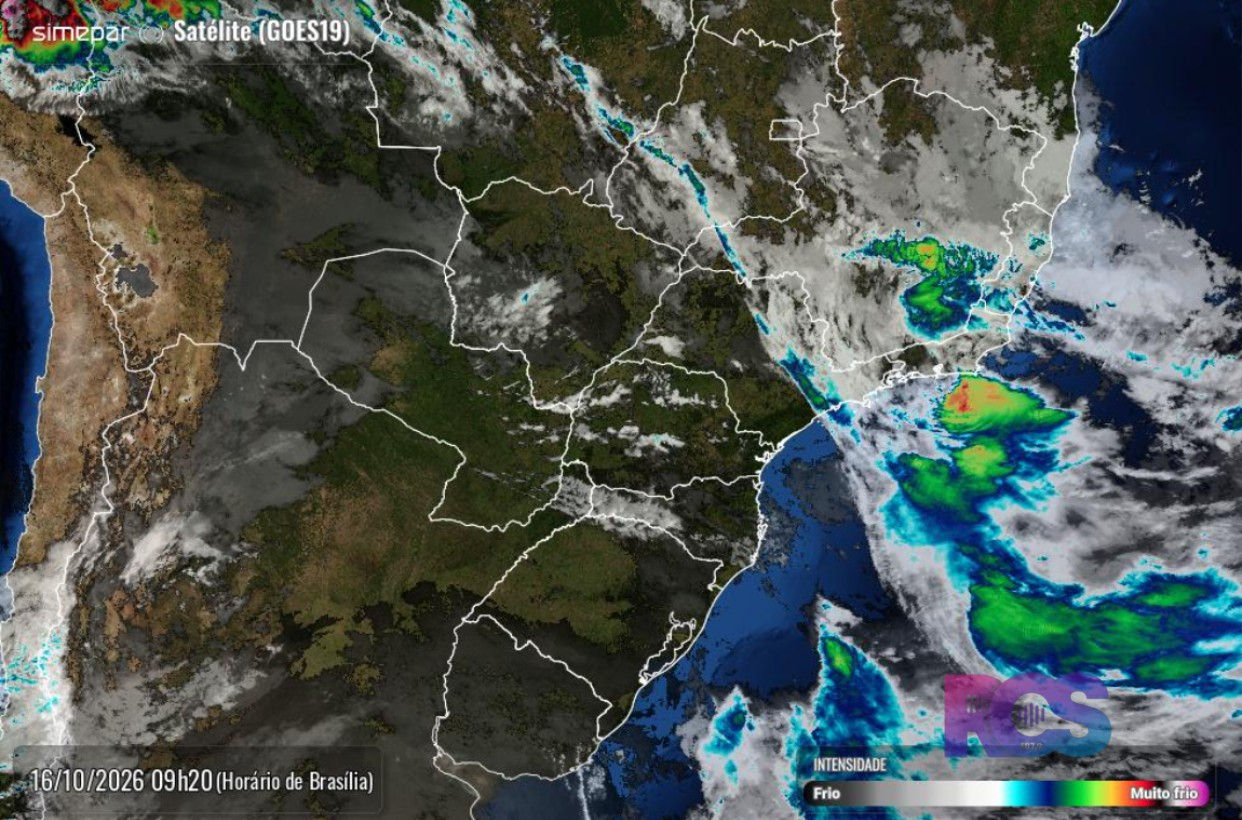 Formação de ciclone próximo à Região Sul traz ventos costeiros