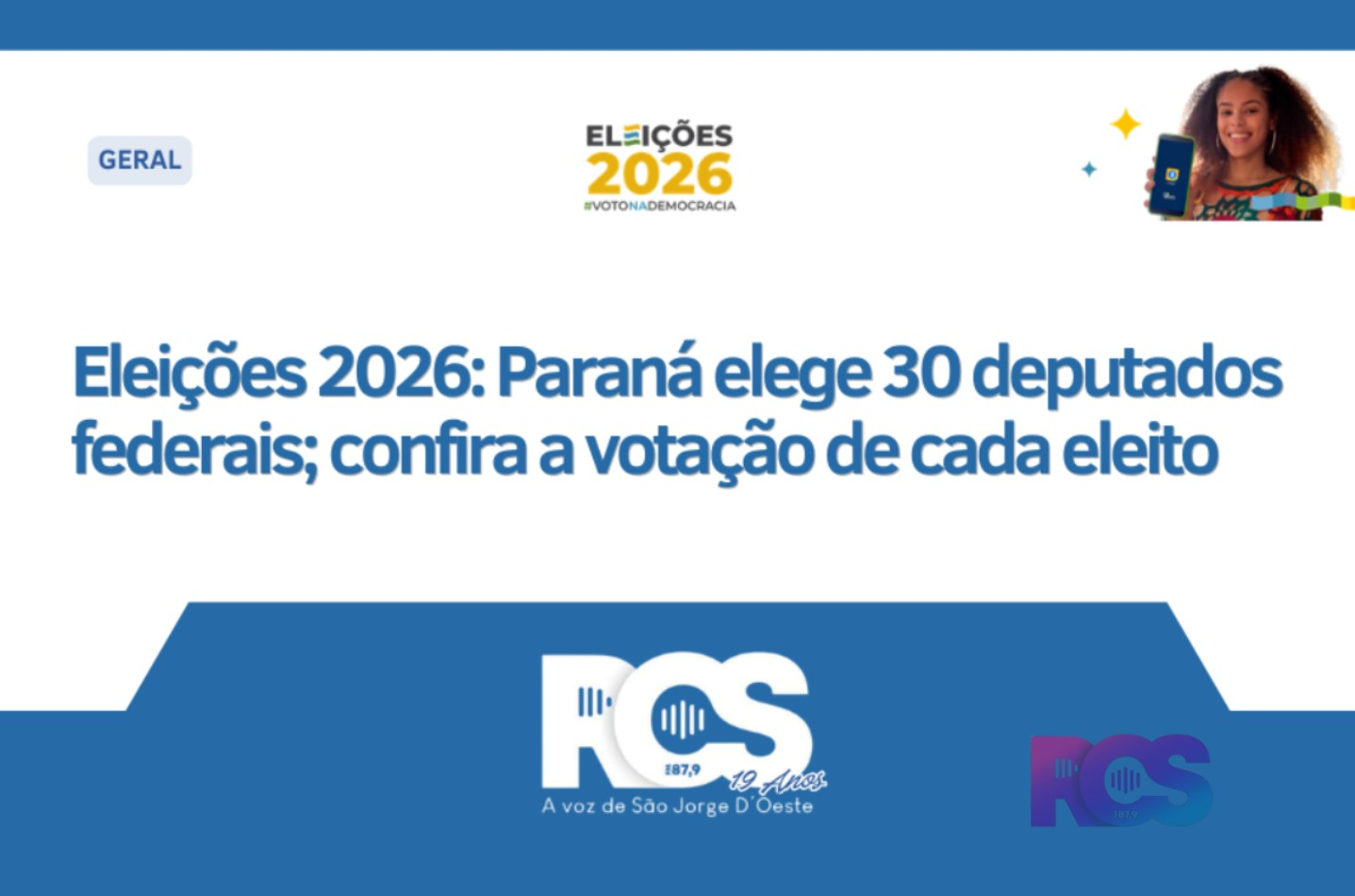 Paraná elege 30 deputados federais; confira a votação de cada eleito