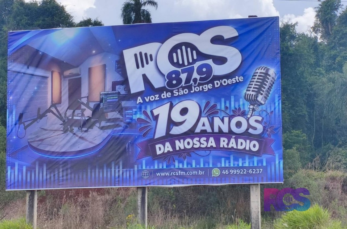 RCS FM 87,9: HÁ 19 ANOS FAZENDO PARTE DA HISTÓRIA DE SÃO JORGE D’OESTE!