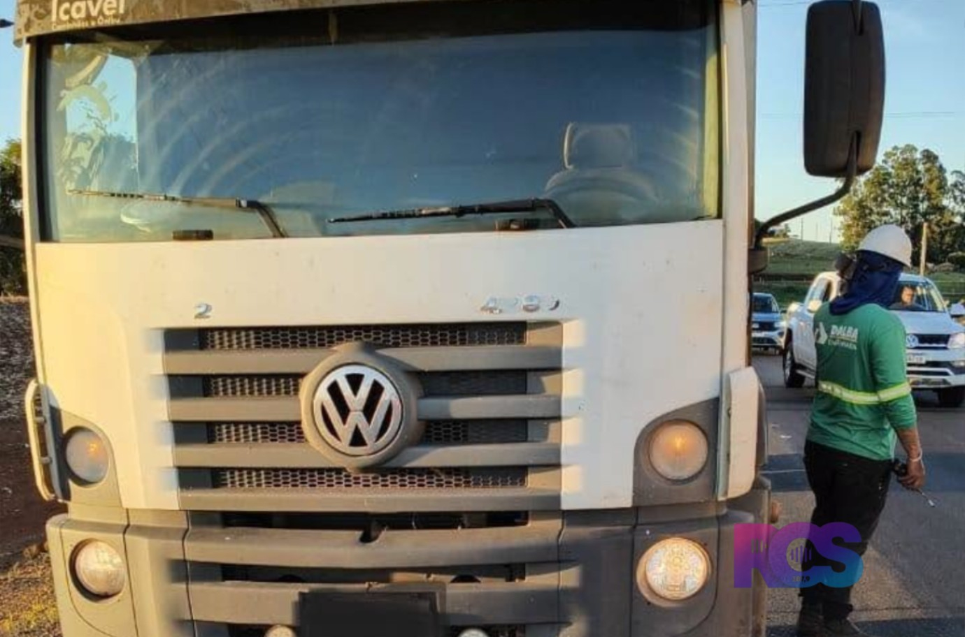 Trabalhador de 57 anos fica ferido após ser atropelado por caminhão na PR-471, em Salto do Lontra